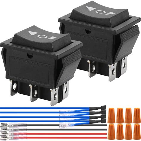 Buy Xiatiaosann Rocker Switch 6 Pin 3 Position ONOffON Momentary Toggle ...