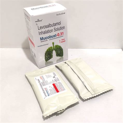 Mucobust-031 Respules MetaMorf Lifesciences