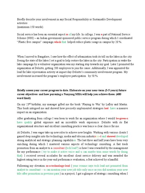 MBA Application Essay Examples 的图像结果