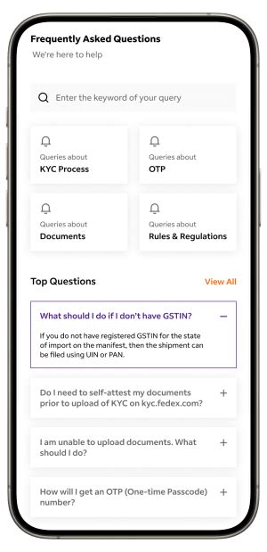 FedEx KYC Microsite UI Design to improve customer onboarding journeys.