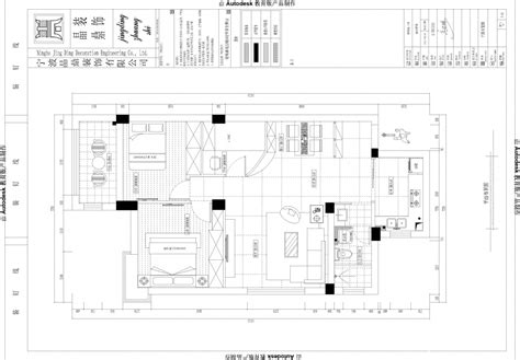 别墅平面布置图_AutoCAD 2000_模型图纸下载 – 懒石网