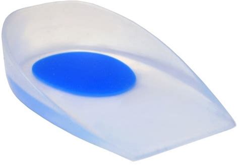 Relief Silicon Heel Pad Foot Support (M, White, Blue) - Buy Relief ...