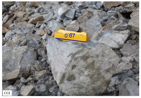 Fragmentation Size Distribution Measurement by GNSS-Aided ...