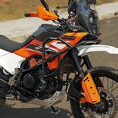 BLACK CRASH GUARD FOR KTM 250/390 ADVENTURE/ADVENTURE X – Moto Torque