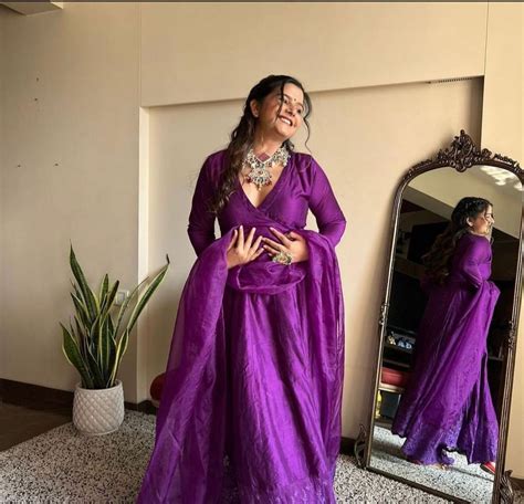 Gulmohar Purple Suit Set – LabelPinkJaipur