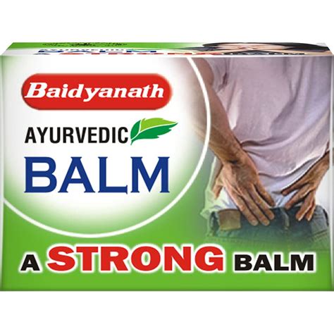 Baidyanath Ayurvedic Balm- A Strong Balm | Enriched with benefits of ...