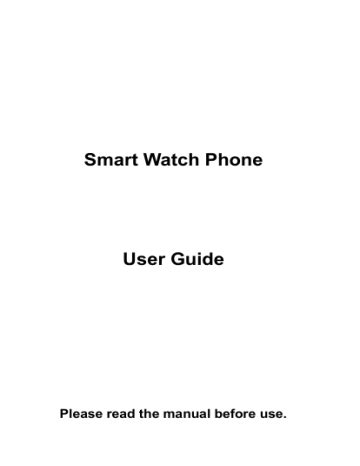 Image result for Smartwatch Phone User Guide