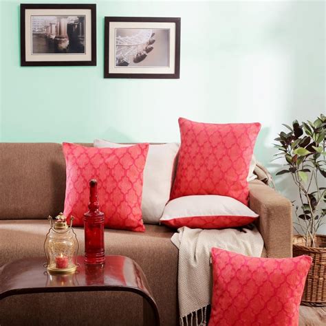 Buy MASPAR Gypsy Chain Stitch Cushion Cover - Set of 5 - 45 x 45 cm ...