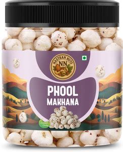 Nastran Nuts Phool Makhana (Fox Nuts) | Roasted & Crunchy | High ...