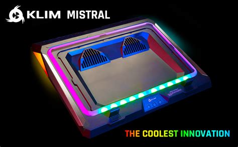 KLIM Mistral Laptop Cooling Pad | Powerful Turbo-Fan (4500 RPM) Laptop ...