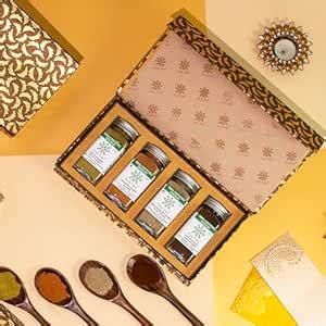 Pure Tree Organic Premium Gift Hamper with Elaichi, Fennel, Dalchini ...