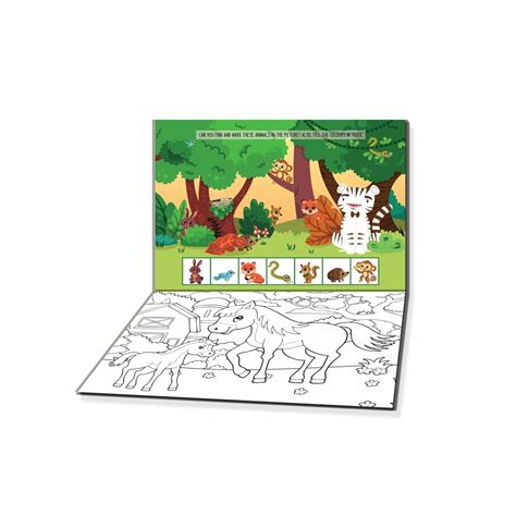 Dreamland Publications Fun with Animals Activity & Coloring – The Mom Store