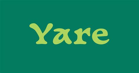 Yare - Word Daily