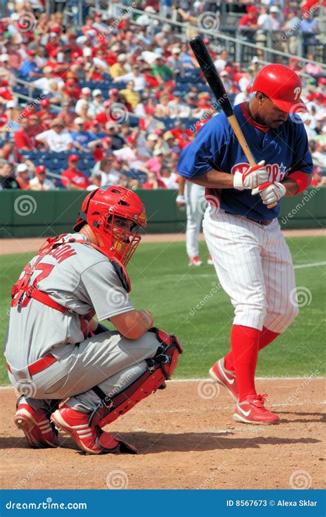 MLB Philadelphia Phillies Vs St Louis Cardinals Editorial Stock Photo ...