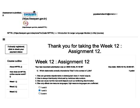 LLM W12: Assignment on Bias in Large Language Models - Studocu