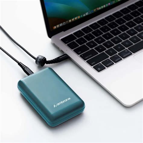 Ambrane 60W Fast Charging Powerbank for MacBook, Type C Laptop & Mobile ...