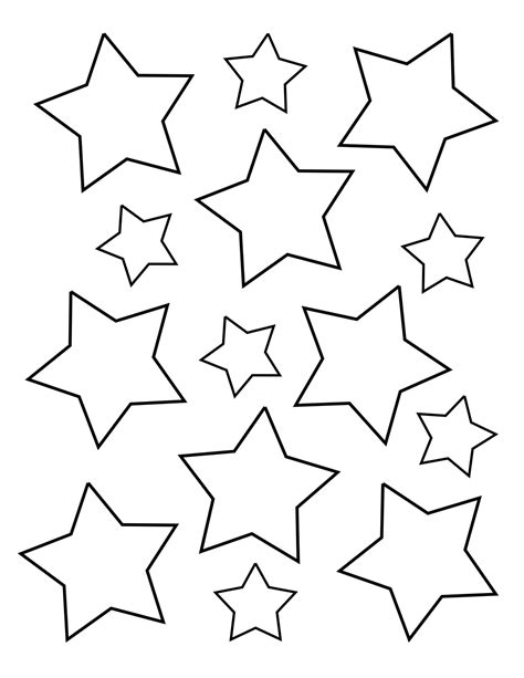 Free Star Coloring Pages for Kids! ⋆ The Hollydog Blog