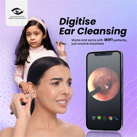 Portronics Cleansify Ear Endoscope Otoscope/Wax Cleaner with 1080p FHD ...