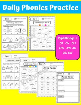 Second Grade Phonics Worksheet-Phonics Worksheet-Morning Work | TPT