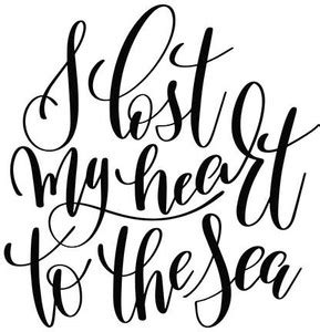 Posters | i lost my heart to the sea Printed Poster | funny poster ...