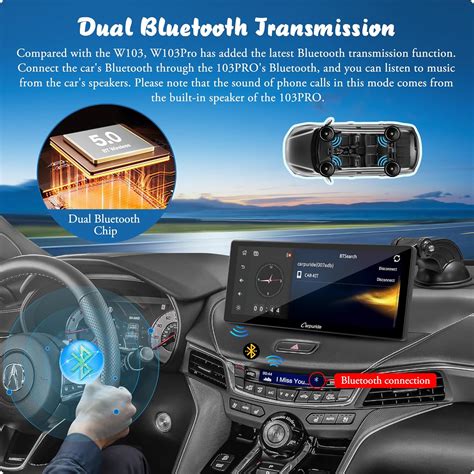Carpuride W103 Pro Wireless Bluetooth Transmission India | Ubuy