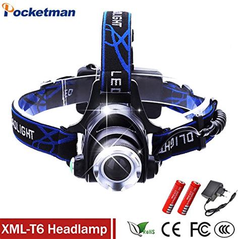 Generic Package A : 3800Lumens CREE T6 Headlamp LED Headlight Chargers ...