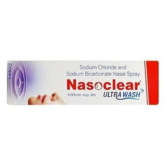 Nasoclear Ultra Wash - Bottle of 100 ml Nasal Spray : Amazon.in: Health ...