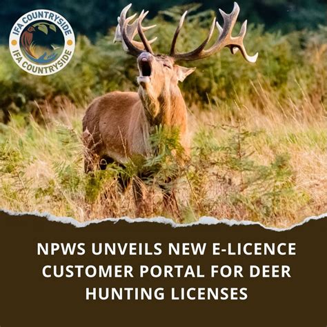 NPWS Unveils New e-Licence Customer Portal for Deer Hunting Licenses ...