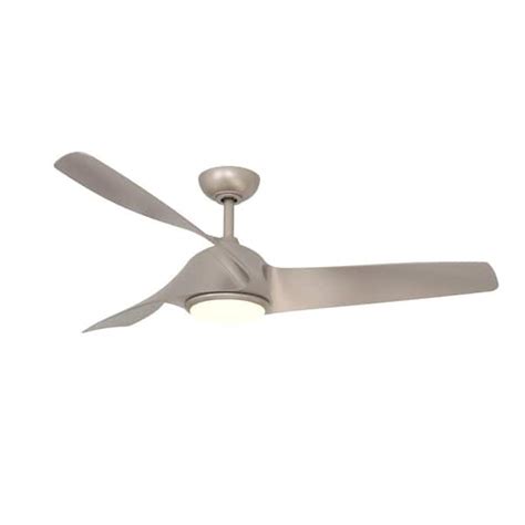 Buy Alameda 56 in. Integrated LED Indoor Silver Grey Ceiling Fan with ...