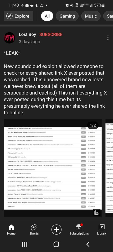 new leaks maybe : r/XXXTENTACION