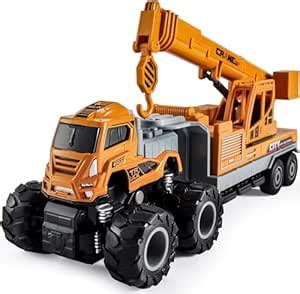 Alokik Enterprise 1:43 Metal Head Construction Crane Truck Toys Alloy ...