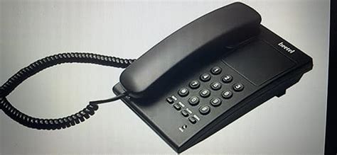 Beetel B17 Corded Landline Phone, Ringer Volume Control, LED for Ring ...