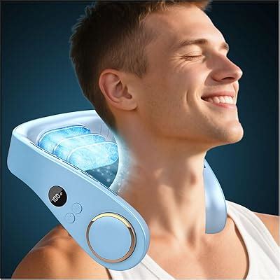 QMKKX Neck Cooling Fan with Cold Air-Portable Neck Fans India | Ubuy