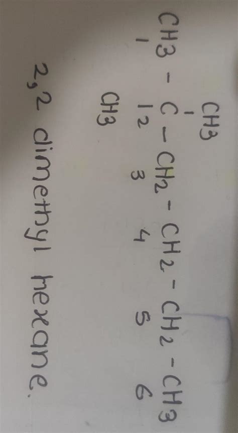 Write IUPAC Name of the followingCH3 -c-ch3-cH3 - CH2-ch2-ch2-CH3 ...