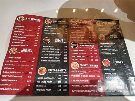 Menu at Grill Masters, Saharanpur