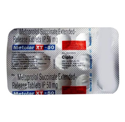 Metolar XT-50 - Strip of 15 Tablets : Amazon.in: Health & Personal Care