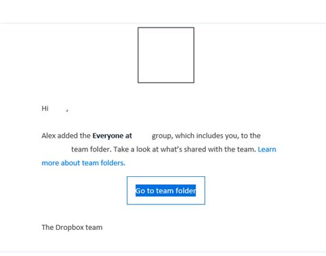 Image result for Dropbox Message