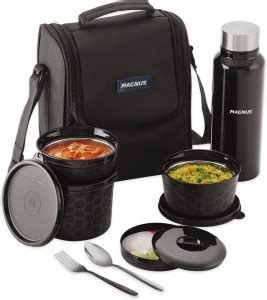 Flipkart.com | Magnus Microwave EVA 5 Lunch Box-Black(1750ML) 5 ...
