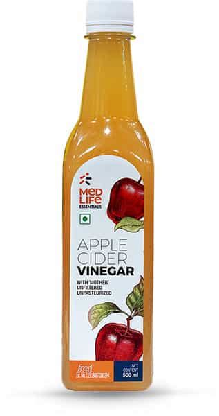 Buy MEDLIFE ESSENTIALS APPLE CIDER VINEGAR 500 ML Online & Get Upto 60% ...