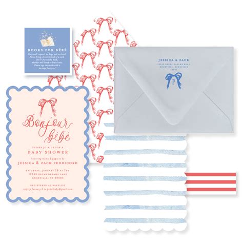 Love in Bloom Pink Chinoiserie Bridal or Couples Shower Invitations ...