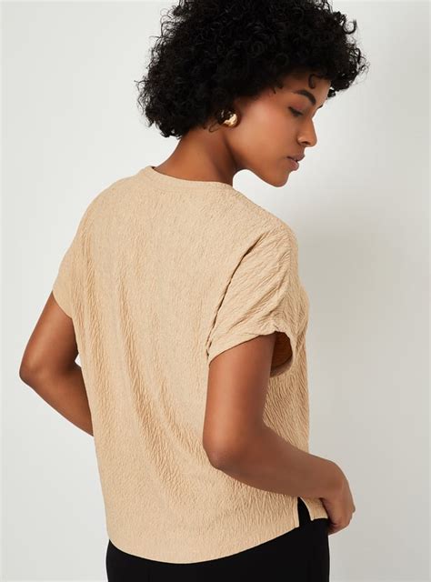 Buy Women Textured Knit Top Online at just Rs. 699.0 - 1000014358331 ...