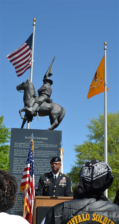 Historical marker added to Buffalo Soldier memorial site | Article ...