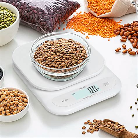 Precision Digital Kitchen Scale 7kg Capacity with Grams Ounces Pounds ...