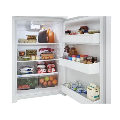 Frigidaire 20-cu ft Top-Freezer Refrigerator (White) Garage Ready ...