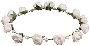 Buy Chanderkash Creations Tiara Head Band (White) Online at Low Prices ...