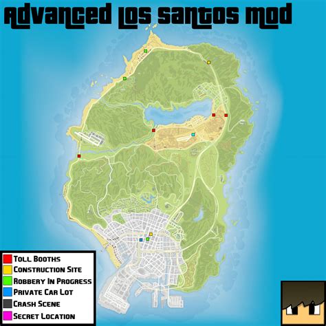 Los Santos Gta V Map - population of los santos gta 5