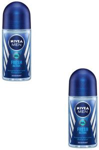 NIVEA FRESH ACTIVE MEN ROLL-ON EACH 25ML PACK -2 Deodorant Roll-on ...