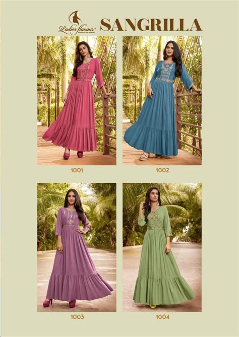 Sangrilla Ladies Flavour Rayon One Piece Gown – Kavya Style Plus