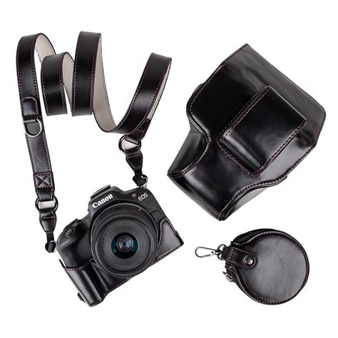 MUZIRI KINOKOO EOS R50 R100 Camera Case, Retro PU Leather Protective ...