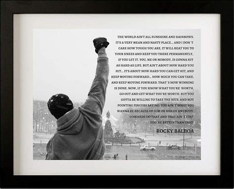 Buy Rocky Balboa Picture Print | Motivational Wall Art - Office Decor ...